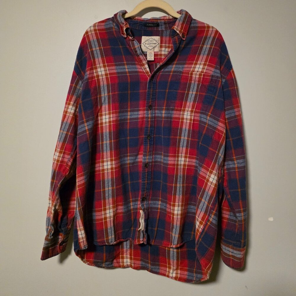 Blue and Red Flannel